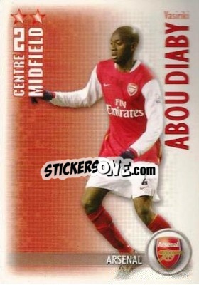 Sticker Abou Diaby - Shoot Out Premier League 2006-2007 n. u4 - Magicboxint