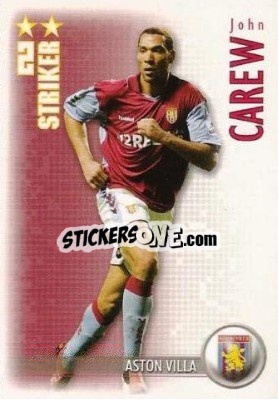 Sticker John Carew - Shoot Out Premier League 2006-2007 - Magicboxint