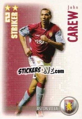 Sticker John Carew - Shoot Out Premier League 2006-2007 n. u6 - Magicboxint