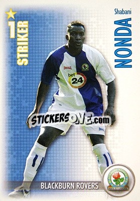 Sticker Shabani Nonda - Shoot Out Premier League 2006-2007 n. u8 - Magicboxint