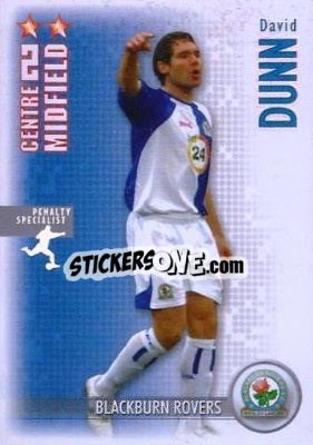 Sticker David Dunn - Shoot Out Premier League 2006-2007 - Magicboxint