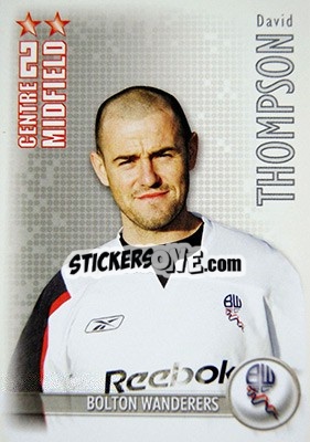 Sticker David Thompson - Shoot Out Premier League 2006-2007 - Magicboxint