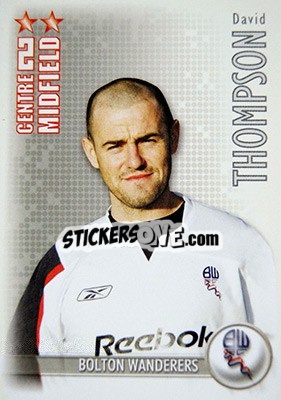 Sticker David Thompson - Shoot Out Premier League 2006-2007 n. u12 - Magicboxint