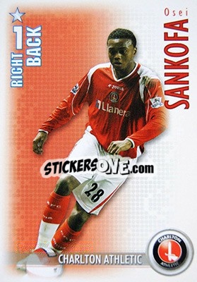 Sticker Osei Sankofa - Shoot Out Premier League 2006-2007 - Magicboxint