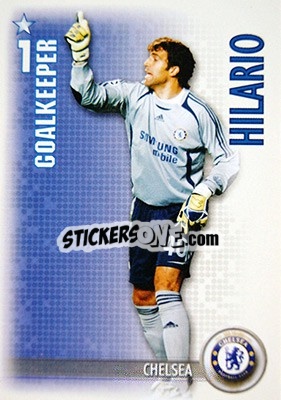 Sticker Hilario - Shoot Out Premier League 2006-2007 - Magicboxint