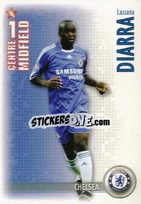 Sticker Lassana Diarra - Shoot Out Premier League 2006-2007 - Magicboxint