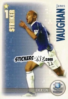 Sticker James Vaughan - Shoot Out Premier League 2006-2007 n. u24 - Magicboxint