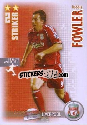 Cromo Robbie Fowler - Shoot Out Premier League 2006-2007 n. u29 - Magicboxint