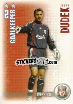 Sticker Jerzy Dudek - Shoot Out Premier League 2006-2007 - Magicboxint