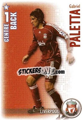 Sticker Gabriel Paletta - Shoot Out Premier League 2006-2007 - Magicboxint