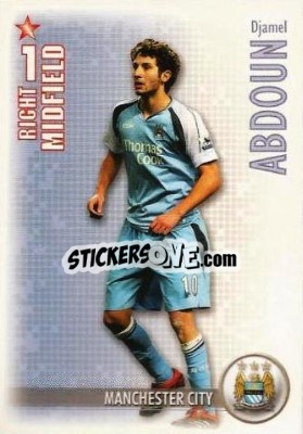 Sticker Djamel Abdoun - Shoot Out Premier League 2006-2007 - Magicboxint