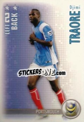 Sticker Djimi Traore - Shoot Out Premier League 2006-2007 - Magicboxint