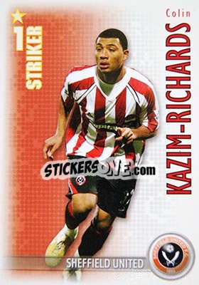 Sticker Colin Kazim-Richards - Shoot Out Premier League 2006-2007 - Magicboxint