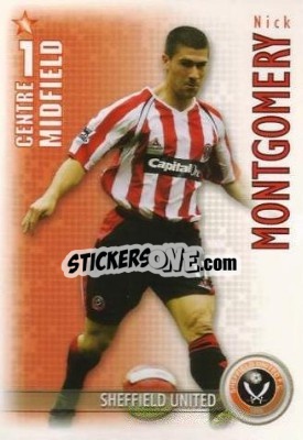 Sticker Nick Montgomery - Shoot Out Premier League 2006-2007 - Magicboxint