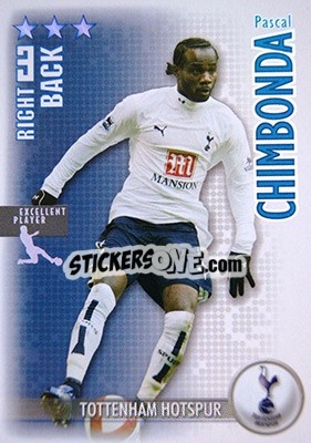 Sticker Pascal Chimbonda - Shoot Out Premier League 2006-2007 - Magicboxint