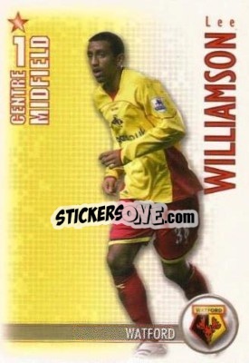Cromo Lee Williamson - Shoot Out Premier League 2006-2007 - Magicboxint