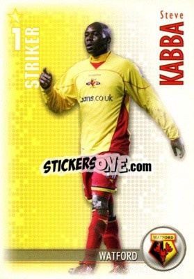 Sticker Steve Kabba - Shoot Out Premier League 2006-2007 - Magicboxint
