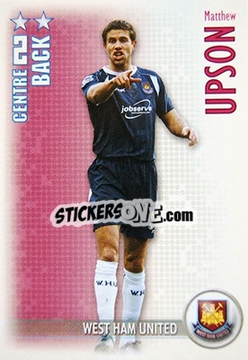 Sticker Matthew Upson - Shoot Out Premier League 2006-2007 n. u65 - Magicboxint