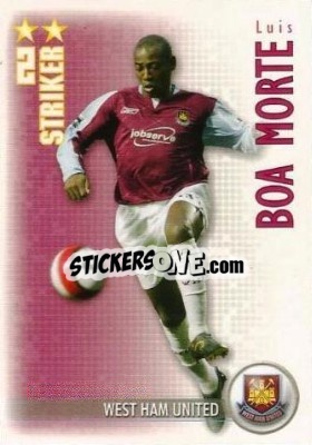 Sticker Luis Boa Morte - Shoot Out Premier League 2006-2007 - Magicboxint