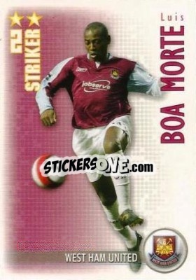 Sticker Luis Boa Morte - Shoot Out Premier League 2006-2007 n. u66 - Magicboxint