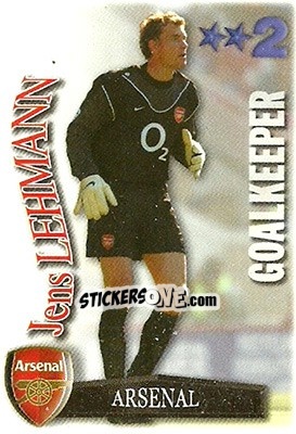 Sticker Jens Lehmann - Shoot Out Premier League 2003-2004 - Magicboxint