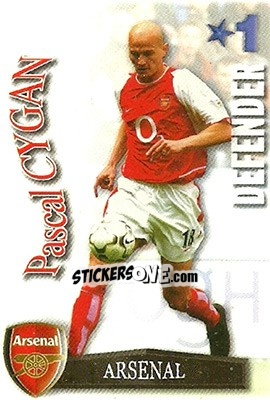 Sticker Pascal Cygan - Shoot Out Premier League 2003-2004 - Magicboxint