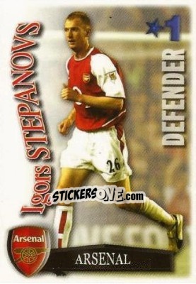 Sticker Igors Stepanovs - Shoot Out Premier League 2003-2004 - Magicboxint
