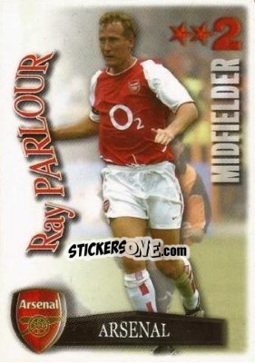 Sticker Ray Parlour - Shoot Out Premier League 2003-2004 - Magicboxint