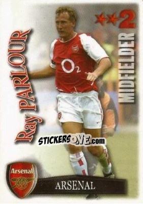 Sticker Ray Parlour - Shoot Out Premier League 2003-2004 n. 10 - Magicboxint