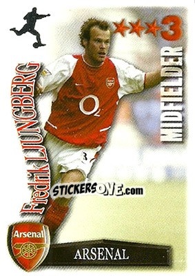 Sticker Fredrik Ljungberg - Shoot Out Premier League 2003-2004 n. 12 - Magicboxint