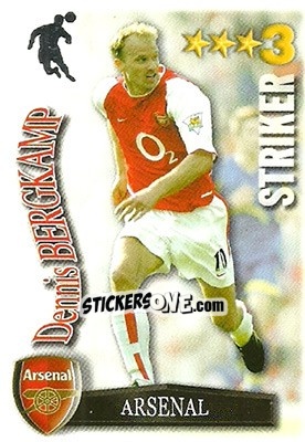 Sticker Dennis Bergkamp - Shoot Out Premier League 2003-2004 - Magicboxint
