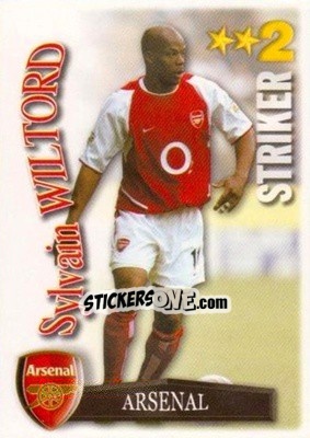 Sticker Sylvain Wiltord - Shoot Out Premier League 2003-2004 n. 17 - Magicboxint