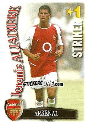 Sticker Jeremie Aliadiere - Shoot Out Premier League 2003-2004 n. 18 - Magicboxint