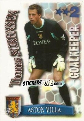 Sticker Thomas Sorensen - Shoot Out Premier League 2003-2004 - Magicboxint