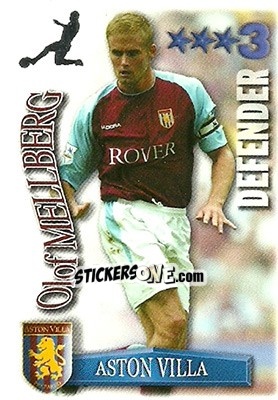 Sticker Olof Mellberg - Shoot Out Premier League 2003-2004 - Magicboxint