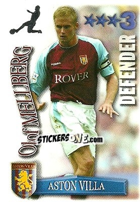 Sticker Olof Mellberg - Shoot Out Premier League 2003-2004 n. 21 - Magicboxint