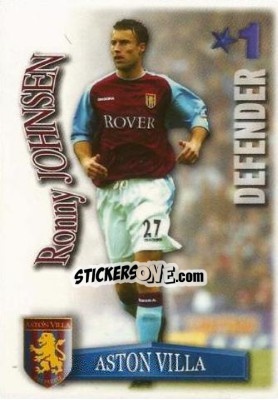Sticker Ronny Johnsen - Shoot Out Premier League 2003-2004 - Magicboxint