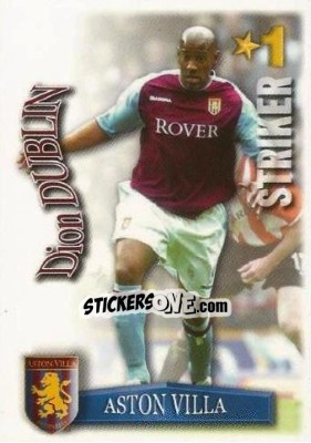 Sticker Dion Dublin - Shoot Out Premier League 2003-2004 n. 33 - Magicboxint