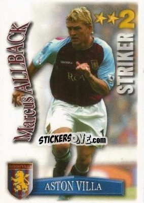 Sticker Marcus Allback - Shoot Out Premier League 2003-2004 n. 34 - Magicboxint