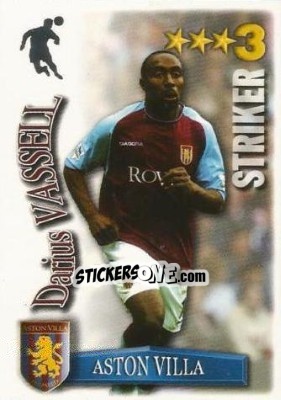 Sticker Darius Vassell - Shoot Out Premier League 2003-2004 - Magicboxint