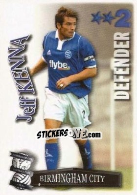 Sticker Jeff Kenna - Shoot Out Premier League 2003-2004 - Magicboxint