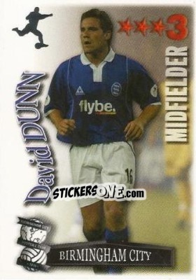 Sticker David Dunn - Shoot Out Premier League 2003-2004 n. 46 - Magicboxint