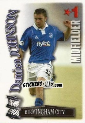 Sticker Damien Johnson - Shoot Out Premier League 2003-2004 - Magicboxint