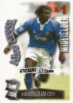 Sticker Aliou Cisse - Shoot Out Premier League 2003-2004 - Magicboxint