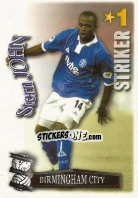 Sticker Stern John - Shoot Out Premier League 2003-2004 - Magicboxint