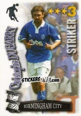 Sticker Christophe Dugarry - Shoot Out Premier League 2003-2004 n. 54 - Magicboxint