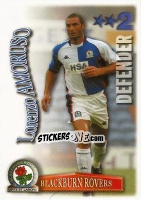 Sticker Lorenzo Amoruso - Shoot Out Premier League 2003-2004 n. 58 - Magicboxint