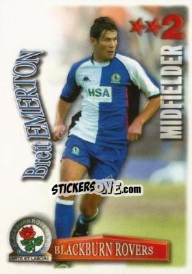 Sticker Brett Emerton - Shoot Out Premier League 2003-2004 - Magicboxint