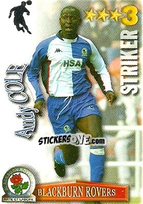 Sticker Andy Cole - Shoot Out Premier League 2003-2004 - Magicboxint