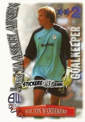 Sticker Jussi Jaaskelainen - Shoot Out Premier League 2003-2004 - Magicboxint